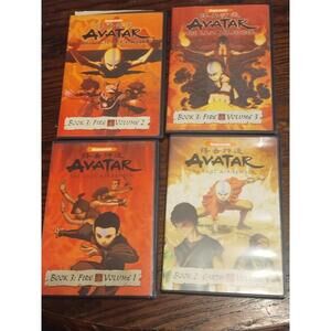 LOT Nickelodeon Avatar The Last Airbender  Book 3 Volume 1,2,3,4 DVD SET 2007